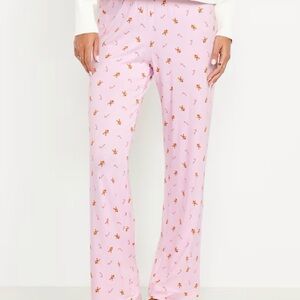 Old Navy Pink Gingerbread Pajama Pants
